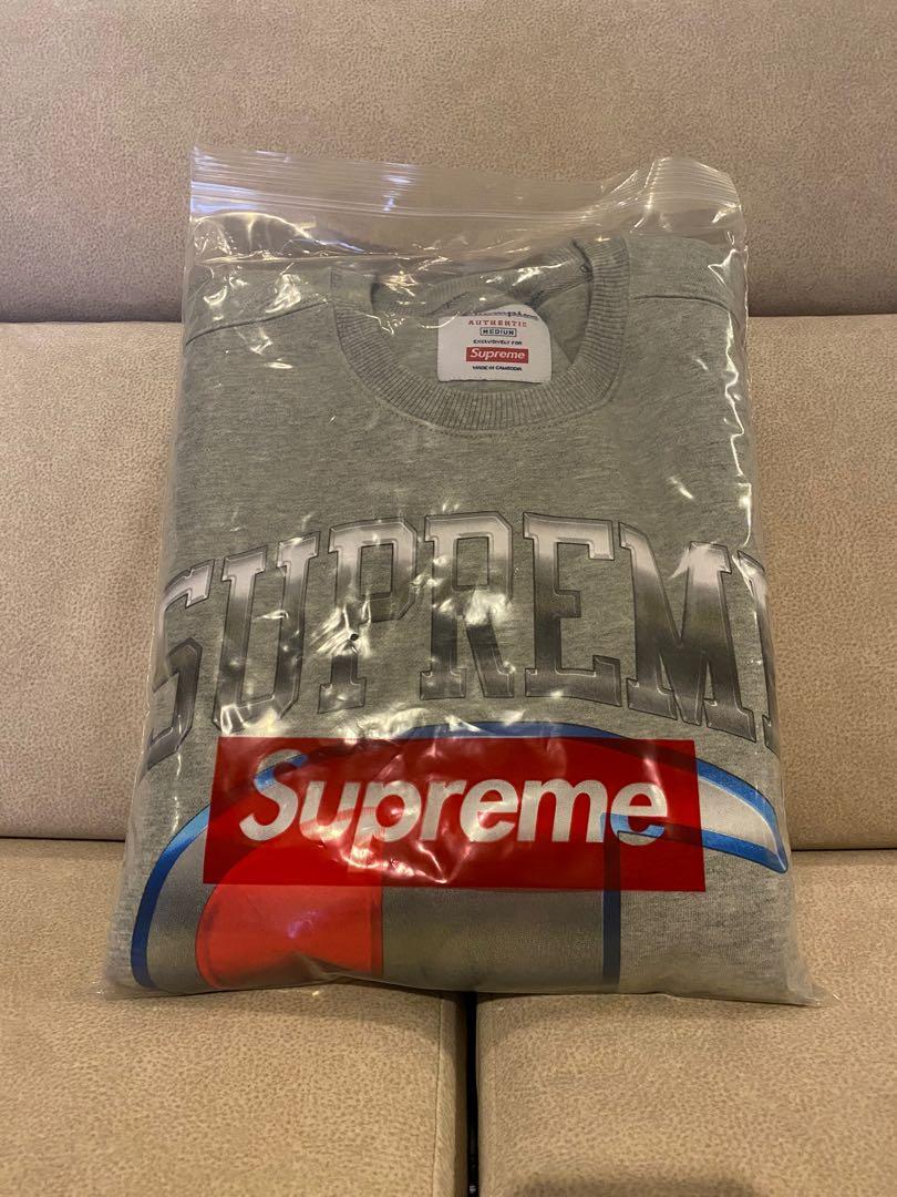 Supreme champion chrome crewneck discount