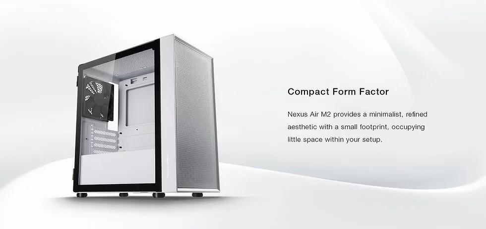 Tecware Nexus Air M2 Tg White/Black, Computers & Tech, Desktops On Carousell