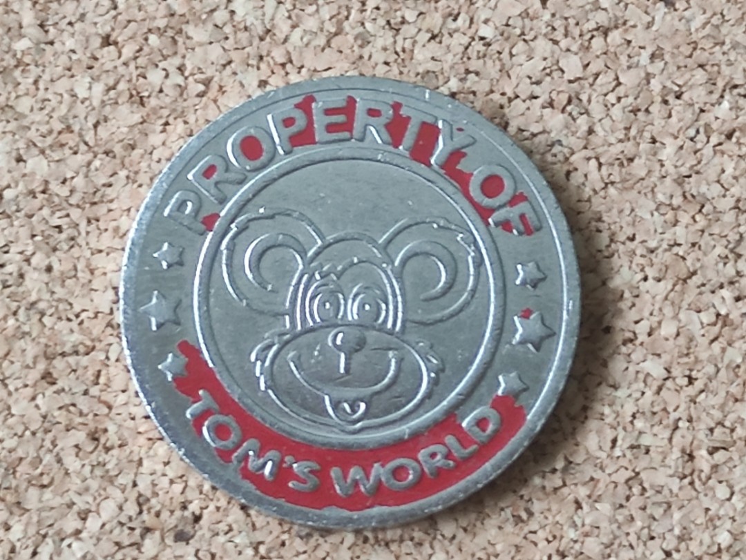 Tom's World Token, Hobbies & Toys, Memorabilia & Collectibles, Currency on Carousell