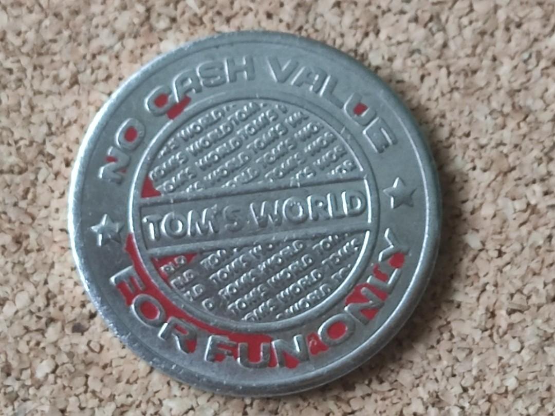 Tom's World Token, Hobbies & Toys, Memorabilia & Collectibles, Currency on Carousell