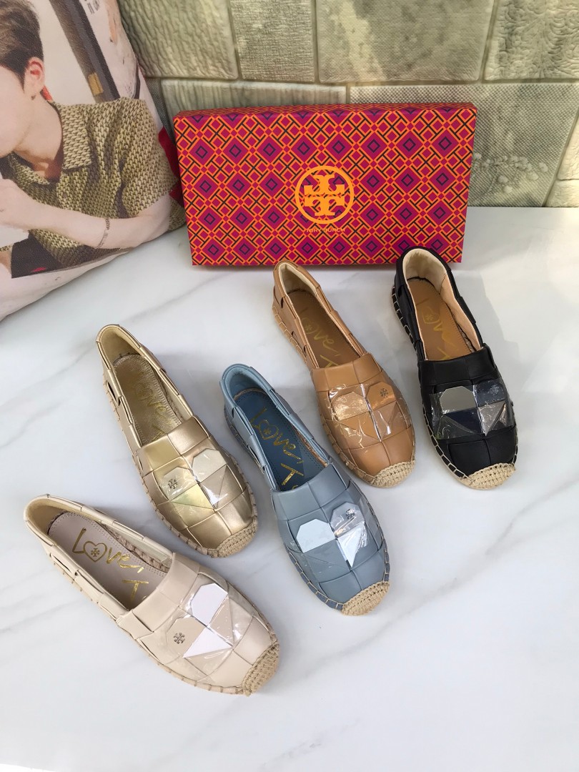 Tory burch sales gold espadrilles