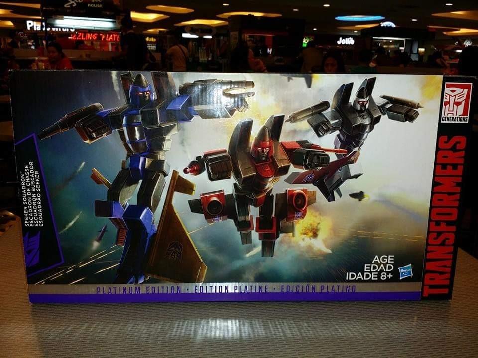 Transformers 3 pack G1 coneheads Ramjet Thrust Dirge seekers platinum