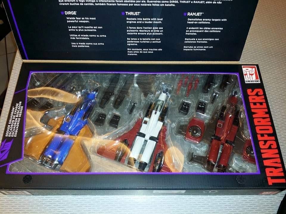 Transformers Three Pack Transformers 3 pack G1 coneheads Ramjet Thrust Dirge seekers platinum ...