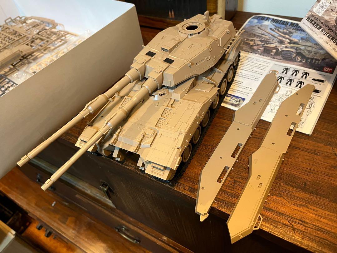 已開箱UCHG 1/35 地球連邦軍61式戦車5型セモベンテ隊(機動戦士ガンダム