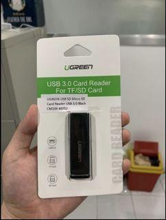 UGREEN USB SD Micro SD Card Reader USB 3.0 Black CM104 40752