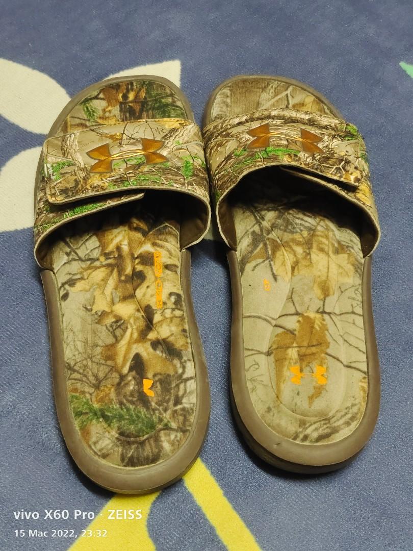 Camo under armour sandals discount