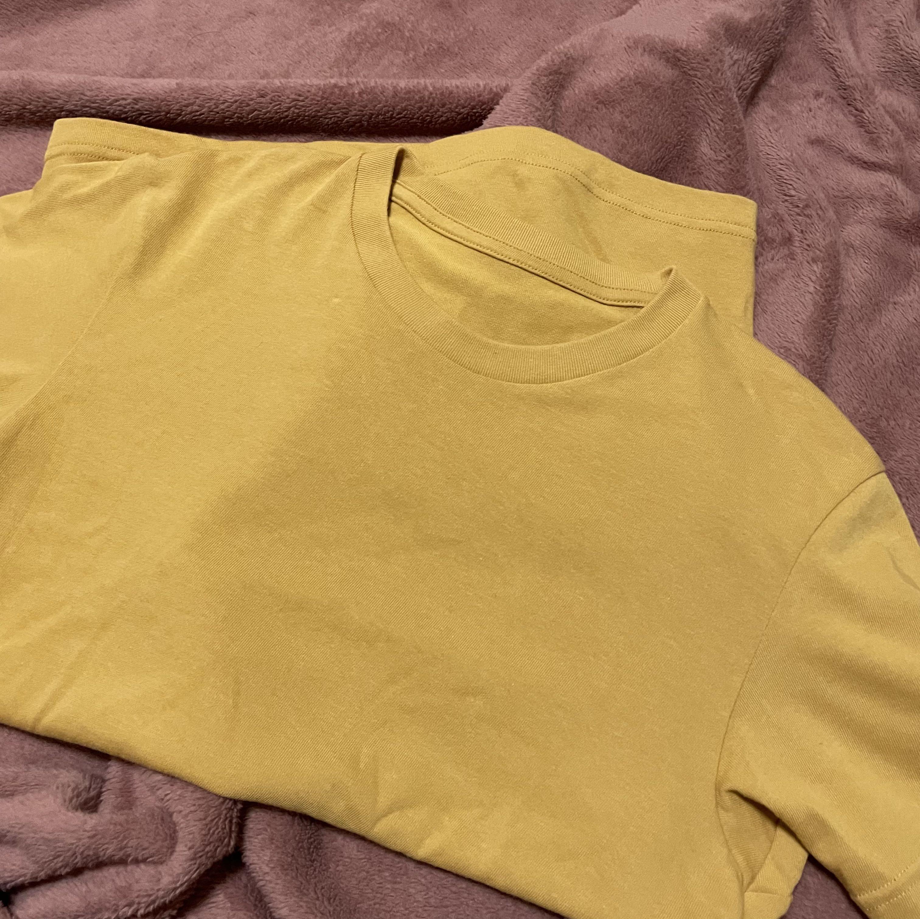 Mens T-Shirt Short Sleeve Crew Neck Mustard Yellow – Perfect TShirt Co