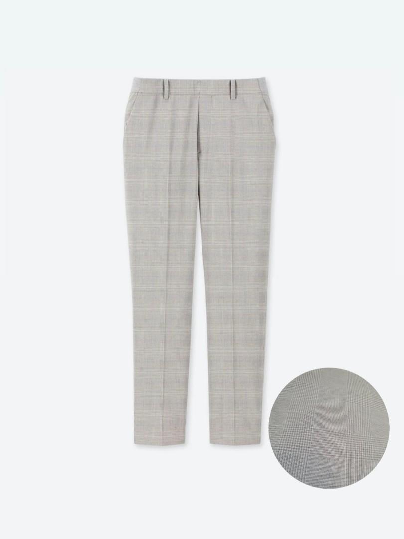 Check styling ideas for「Smart Ankle Pants (2-Way Stretch Glen-Check)」