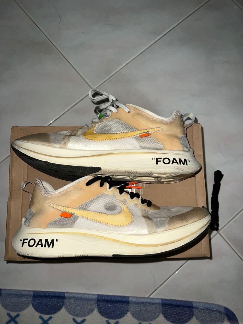 URGENT OW x Nike Zoom Fly Men s Fashion Footwear Sneakers on Carousell