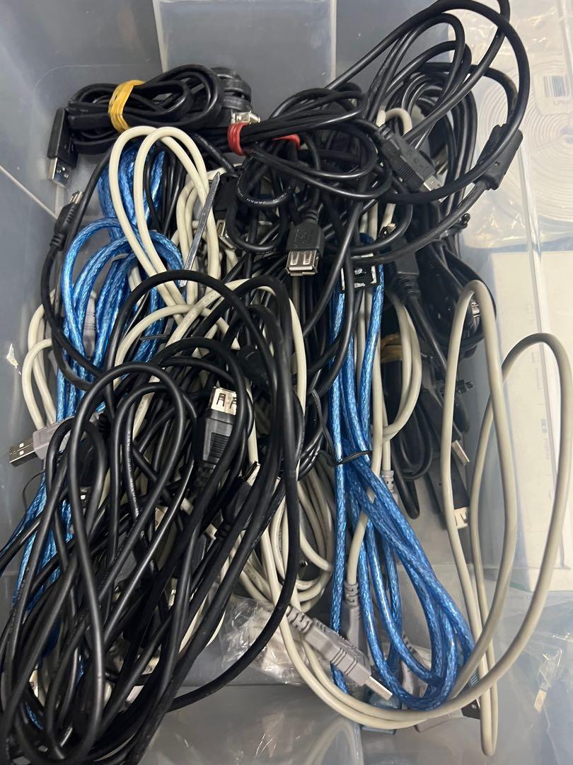 USB extension cables (bulk), Computers & Tech, Parts & Accessories