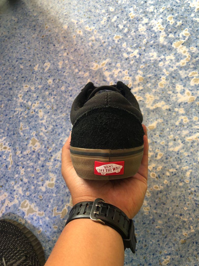 Vans 721454 Oldskool UltraCush Black White Gumsole(10 US M), Men's ...