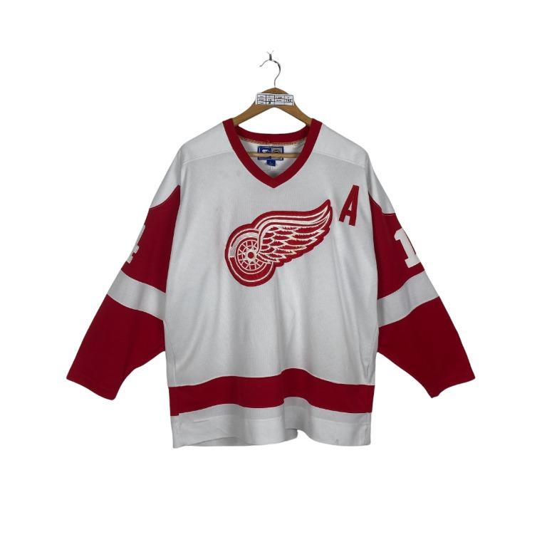 1990's DETROIT RED WINGS STARTER JERSEY (AWAY) Y - Classic American Sports