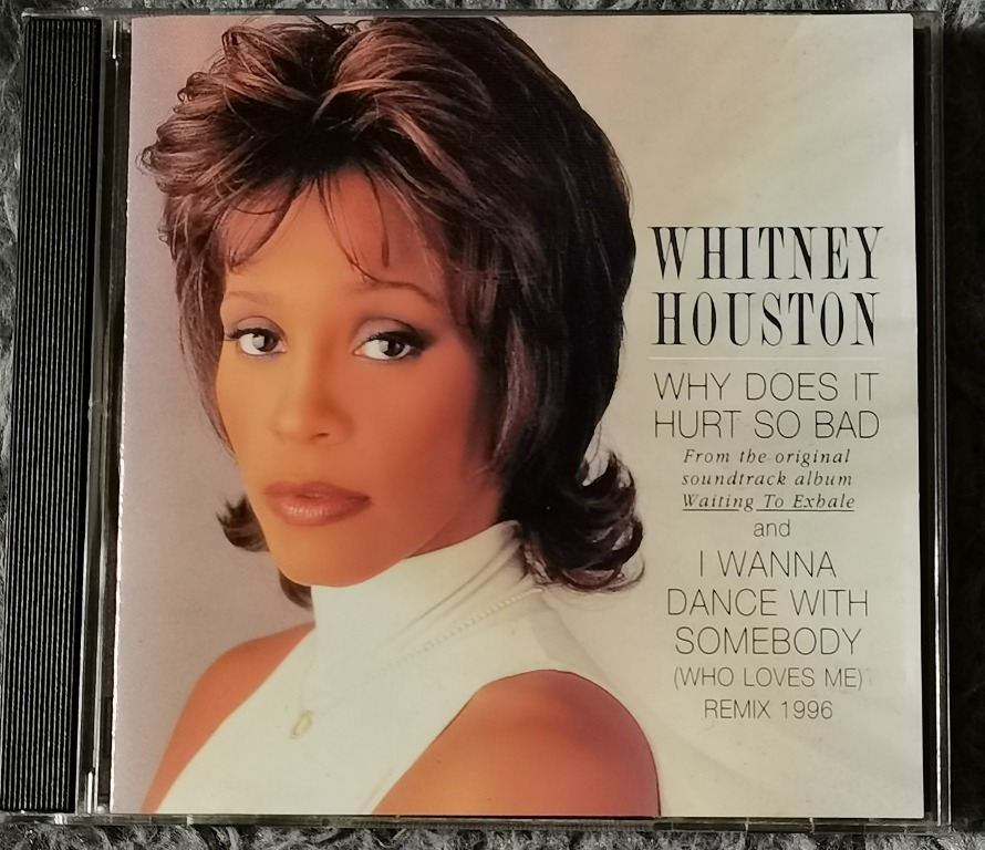 Whitney Houston CD, Why Does It Hurt So Bad 1996, Hobbies & Toys, Music