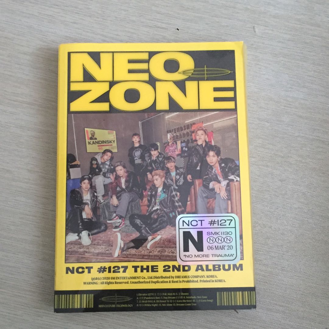WTS NCT 127 NEO ZONE N VERSION, Hobbies & Toys, Collectibles ...