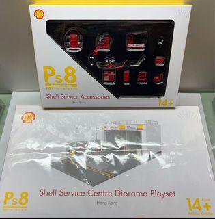1/64 Tiny微影 情景模型 PS8 Shell 換油中心