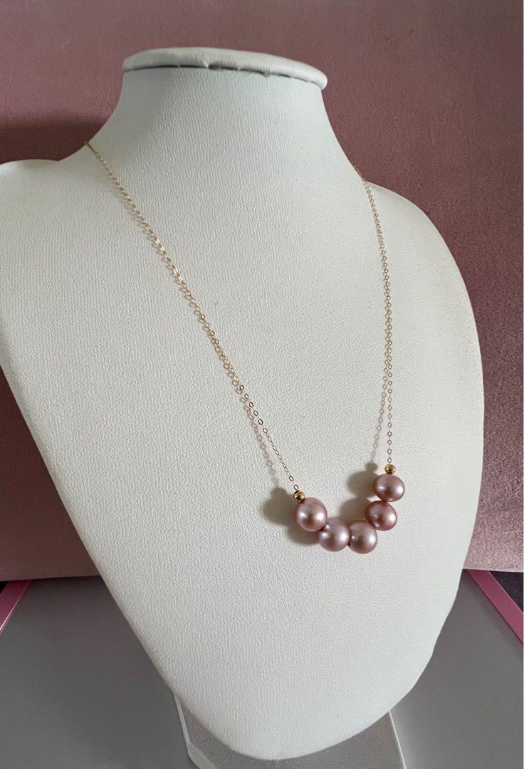 Real purple pearl clearance necklace
