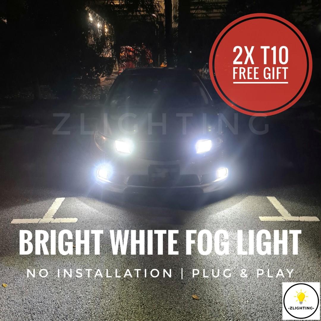 2x H11 H8 H9 Lemon Green LED Driving Fog Light Bulb For Honda Toyota  Nissan