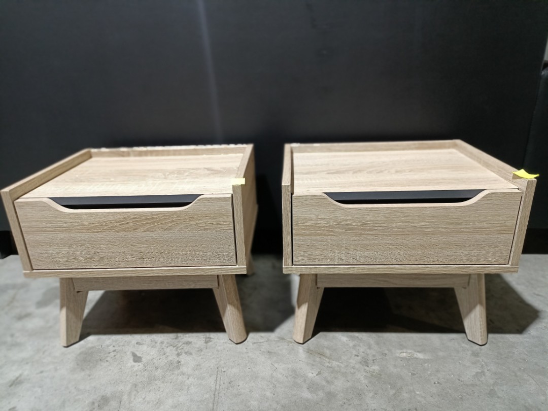 2 x OKA Bedside Table