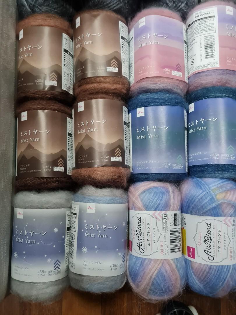 60x Daiso Yarn crochet knitting set, Hobbies & Toys, Stationery & Craft