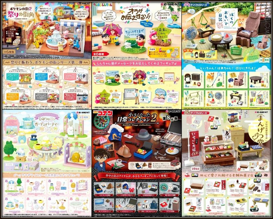 𝗣𝗿𝗲 𝗼𝗿𝗱𝗲𝗿 Re Ment Rement Crayon Shin Chan Message Stand Pokemon Vol 2 Diary With