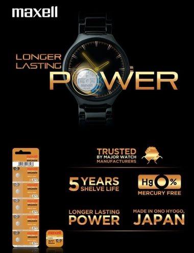 Wholesale Borong MAXELL JAPAN Watch Battery Batteries Silver Oxide 1.55V AllSize Bateri Jam Tangan 384 392 357 303 337 335 317 379