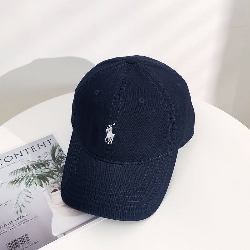 American Retro Polo Hat Female Soft Top Baseball Cap Male Korean
