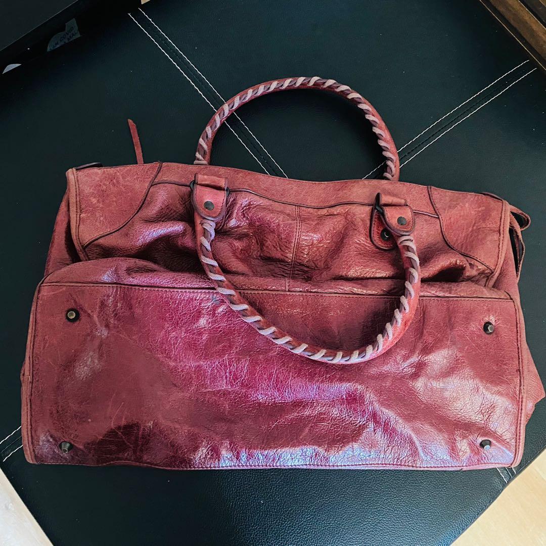 balenciaga maroon