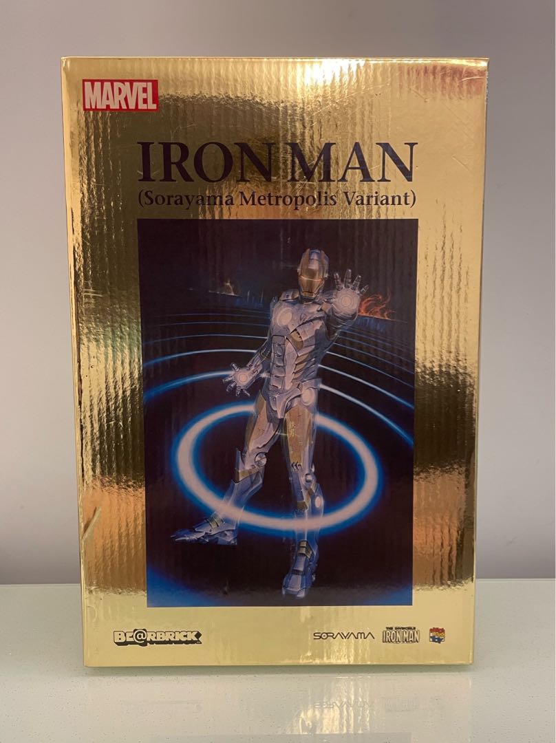 Bearbrick Sorayama Ironman 400%+100%, 興趣及遊戲, 玩具& 遊戲類