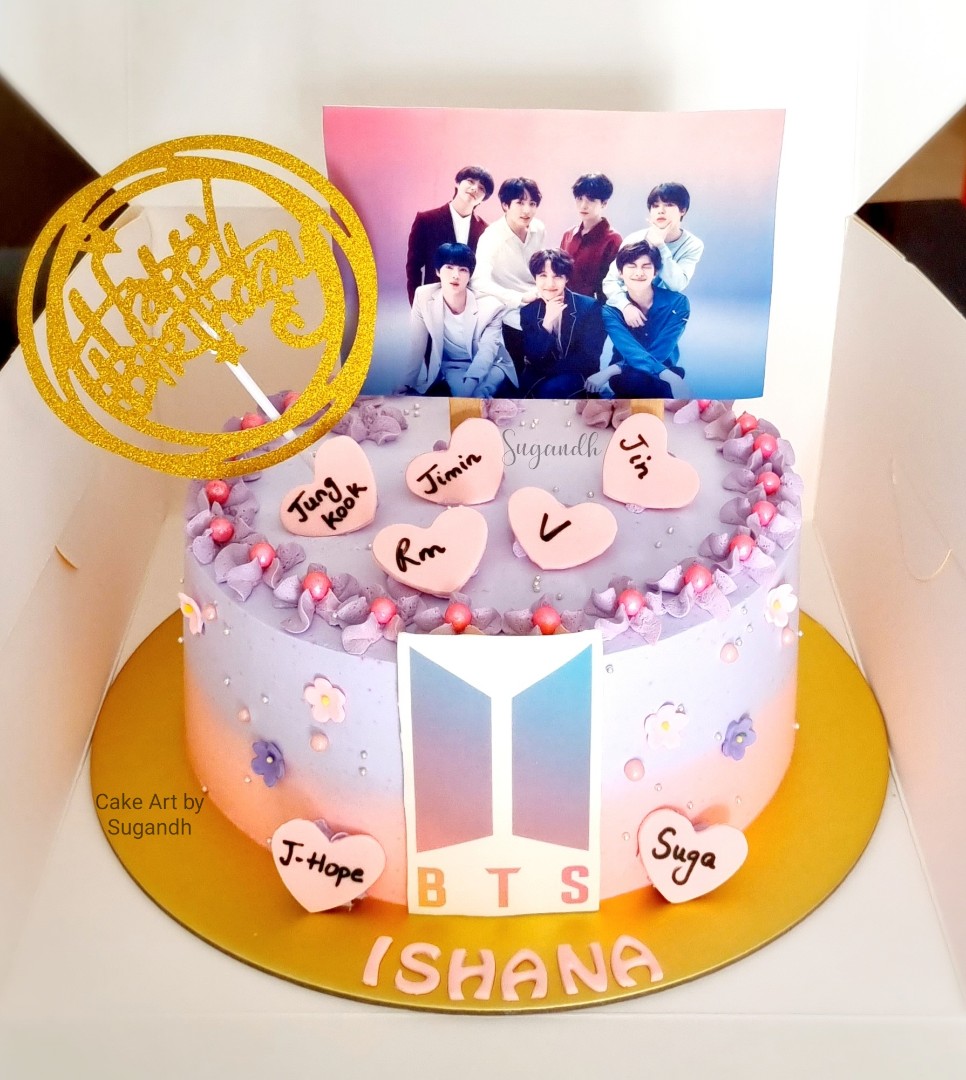 Best BTS Theme Cake In Mumbai | Order Online