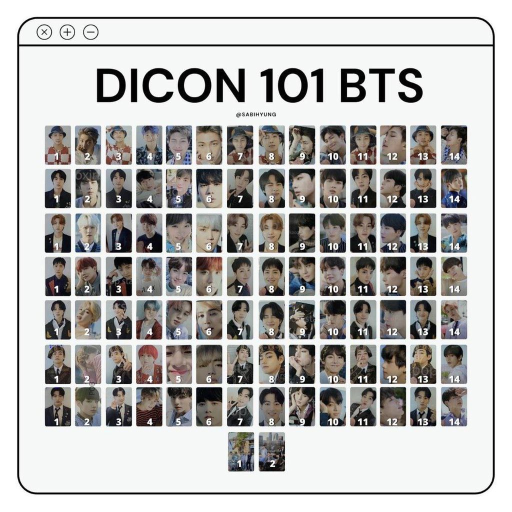 Bts Dicon 101 Member Set Tingi, Hobbies & Toys, Memorabilia & Collectibles,  K-Wave On Carousell
