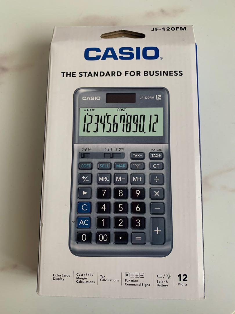Casio Calculator JF120FM, Mobile Phones & Gadgets, Other Gadgets on