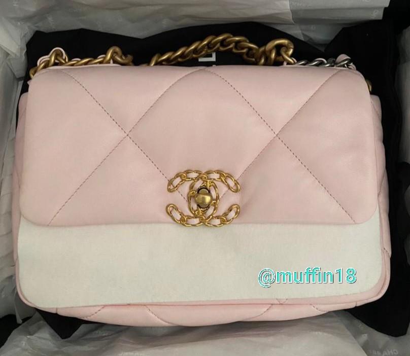 Chanel 19 Small Rosy Pink Goatskin Mixed Hardware 20K – Coco