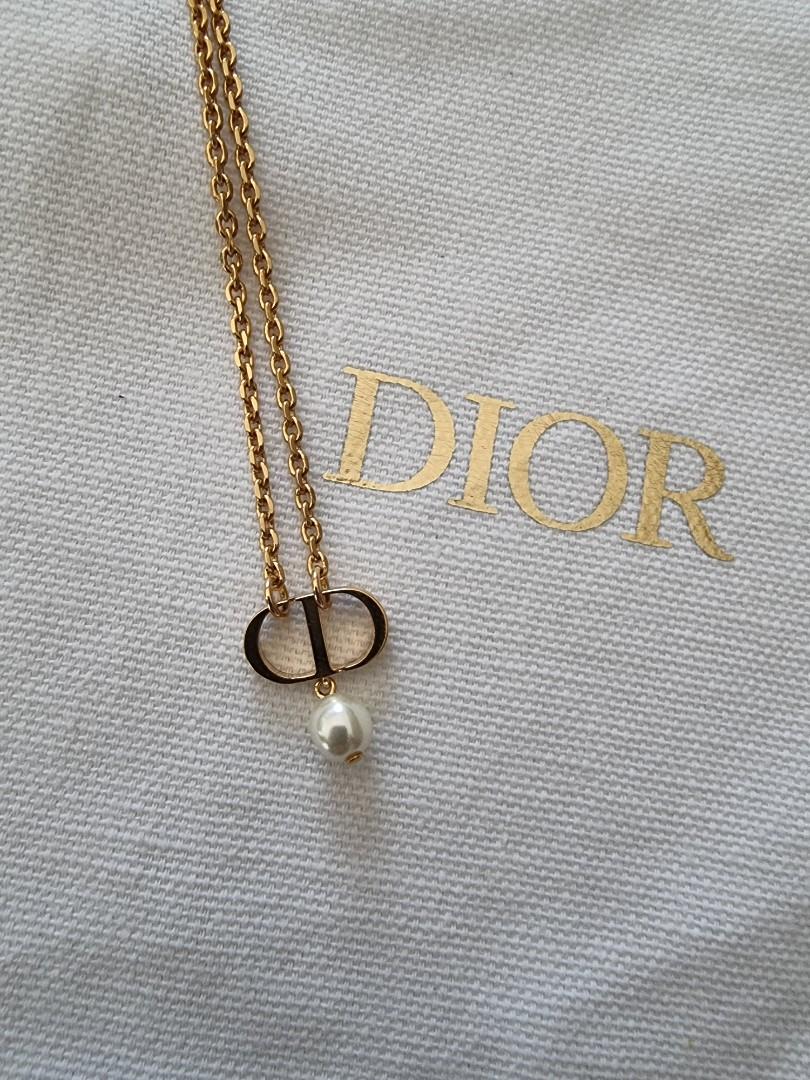 Christian Dior Petit CD Necklace Womens Fashion Jewelry  Organizers  Necklaces on Carousell