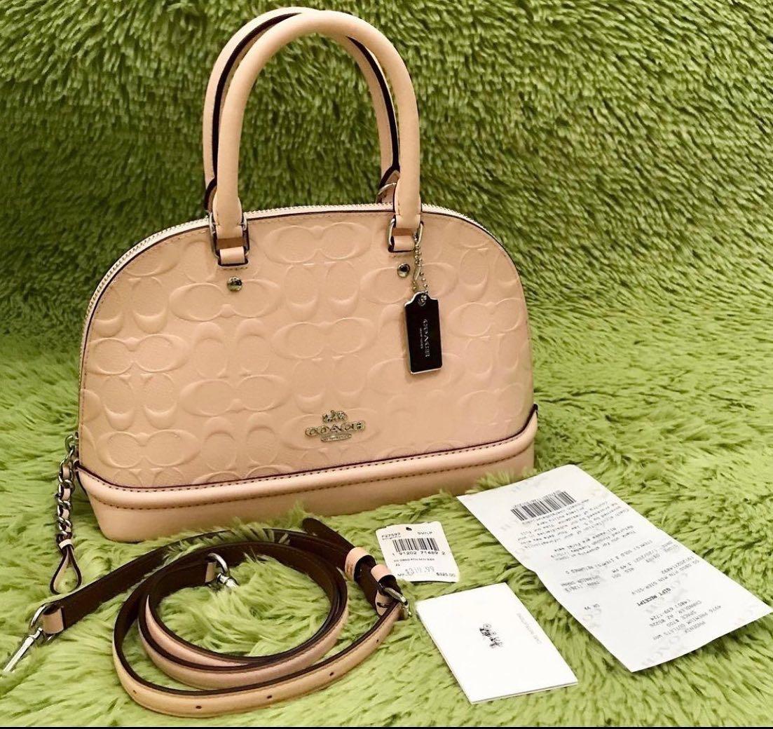 Coach mini sierra white, Luxury, Bags & Wallets on Carousell