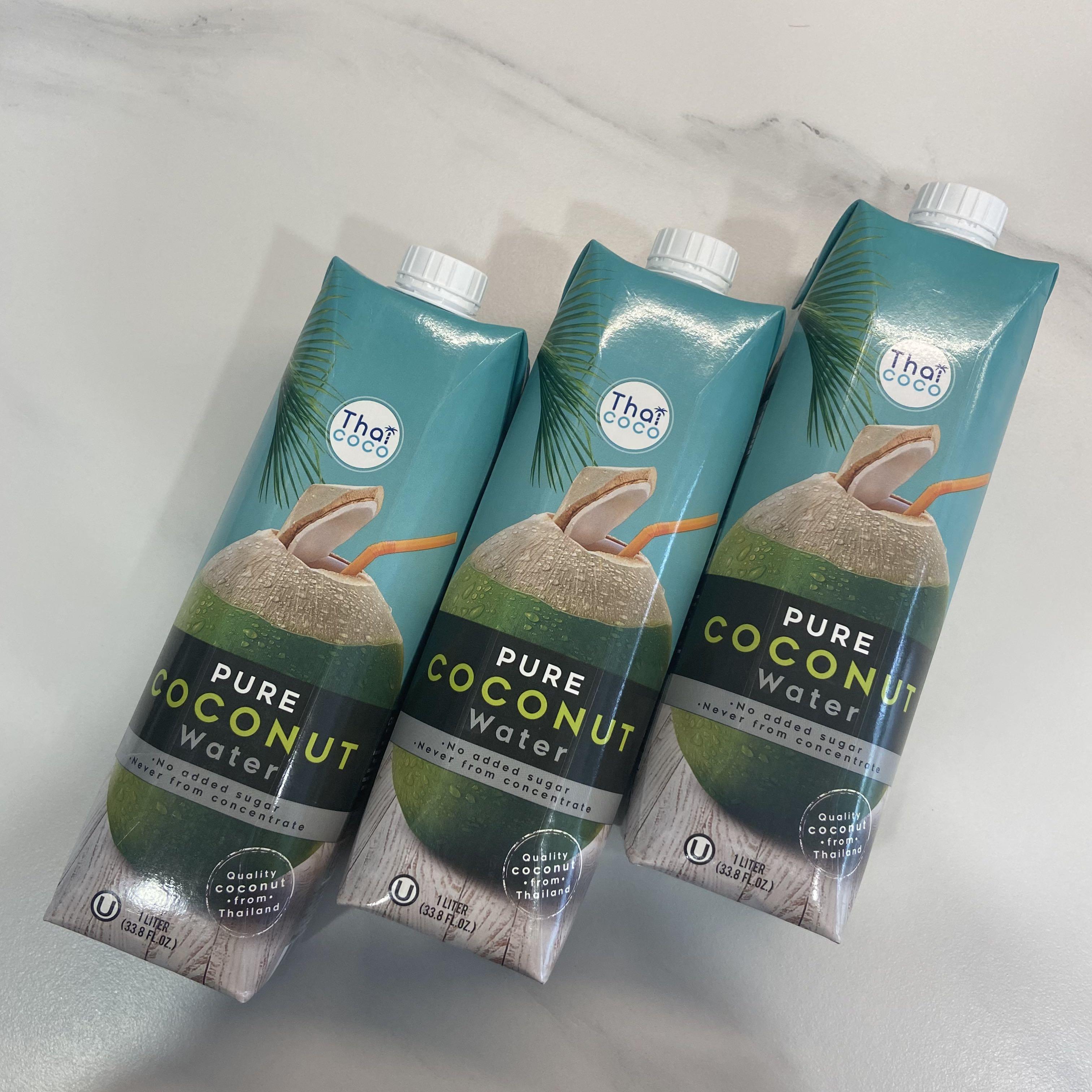 Coconut Water Pack 3 x 1L, Food & Drinks, Beverages on Carousell