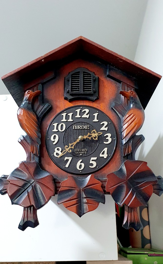 Cuckoo Seiko wall clock, Furniture & Home Living, Home Decor, Clocks on  Carousell