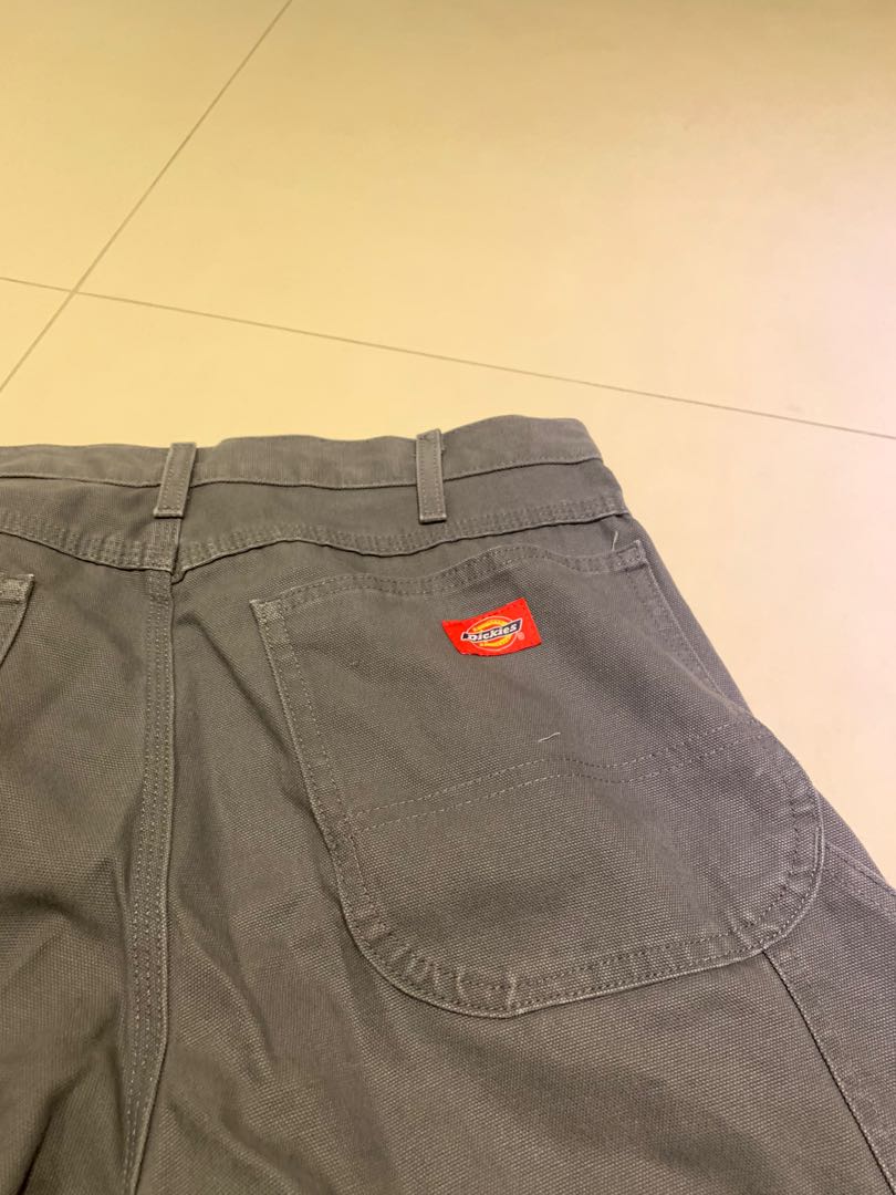 dickies vintage carpenter pants in grey 