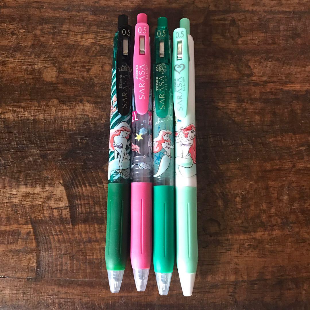 Disney Ariel Sarasa pen (Category: Stationery & School Supplies) located in Quezon City. Submitted by nicole062020 (Listing ID 1149243895, Image 1). Description: 210 each Refillable .
