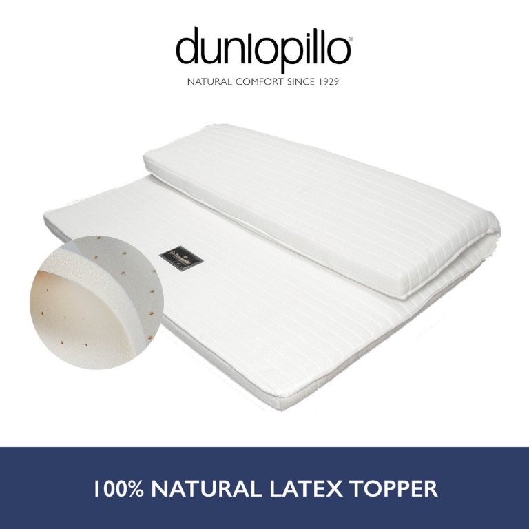 Dunlopillo Natural Latex Mattress Topper/ Tatami Mattress (5CM), Furniture & Home Living