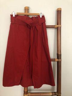 Et Cetera Red Skirt
