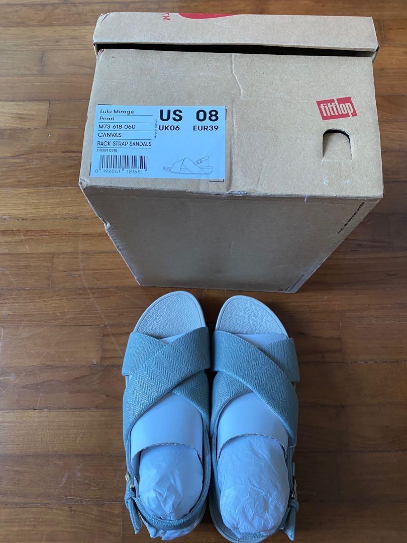Fitflop Lulu Mirage Pearl Sandals Women s Fashion Footwear Sandals on Carousell