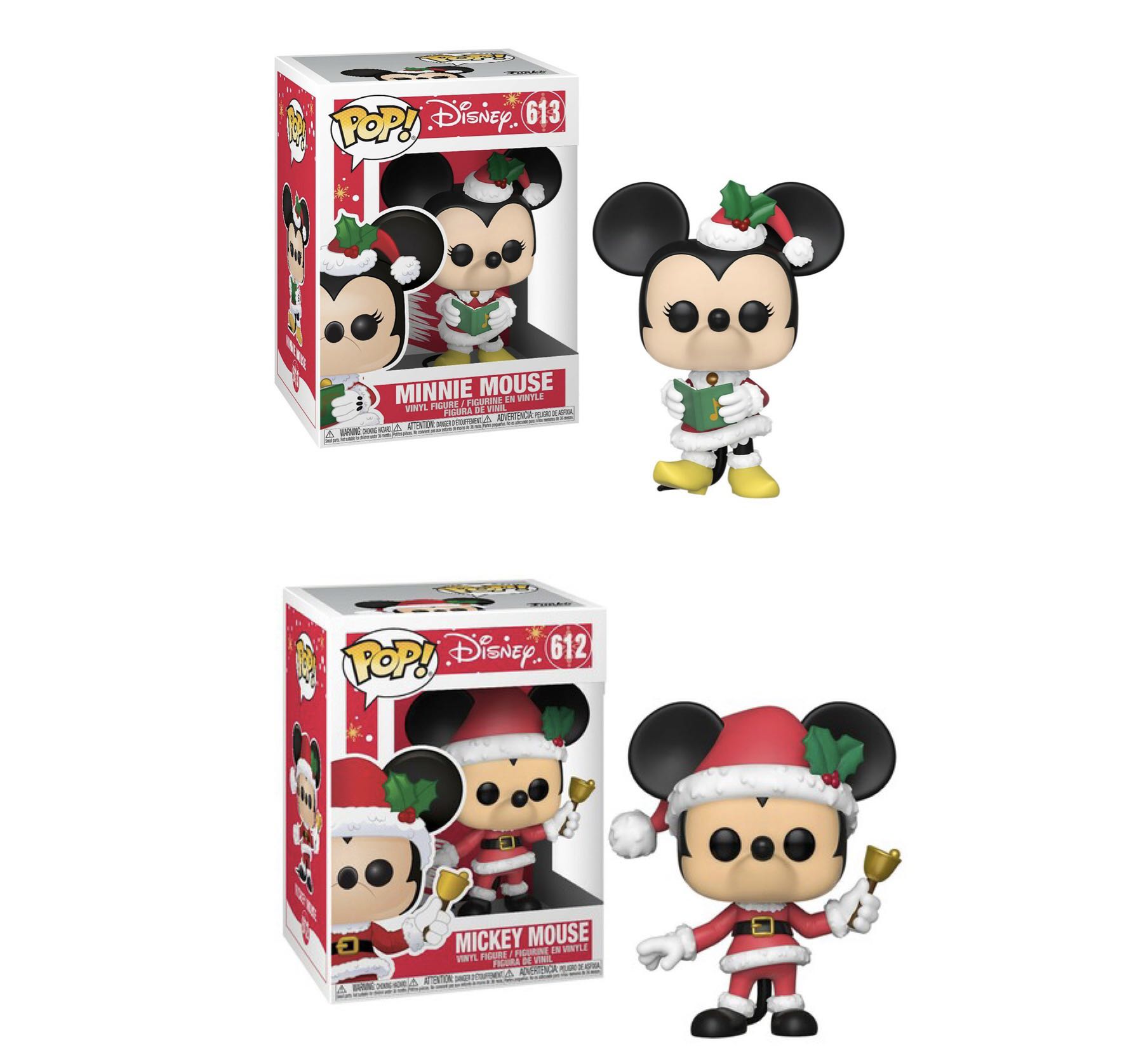 FUNKO POP [612 & 613] Mickey and Minnie Christmas Edition