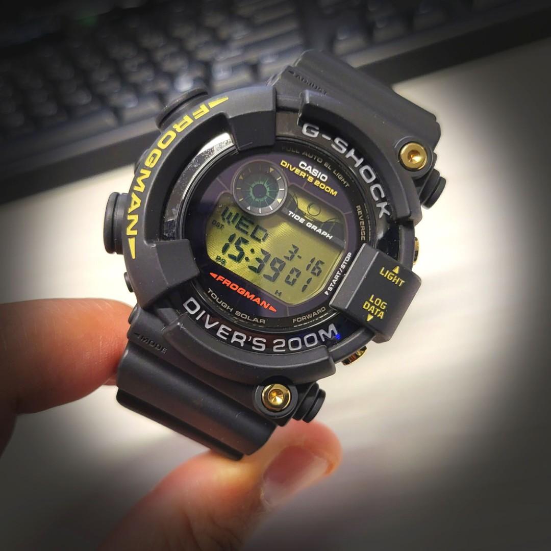 G Shock Frogman GF 8235D 1BJR Gold Origin 35th Anniversary