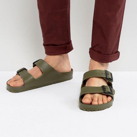 Mens store green birkenstock