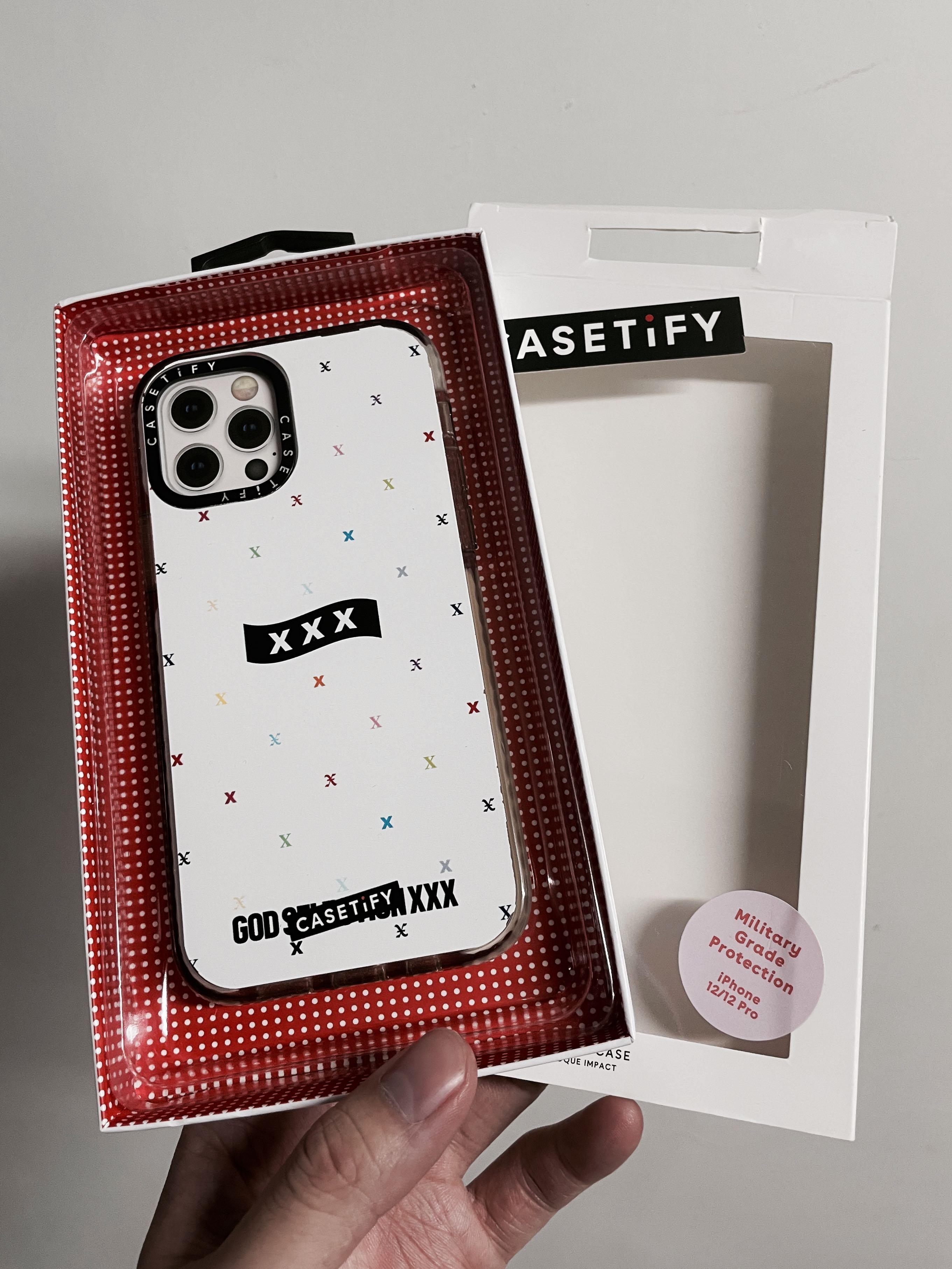 God Selection XXX x Casetify Dot White 2021 Version IPhone 12