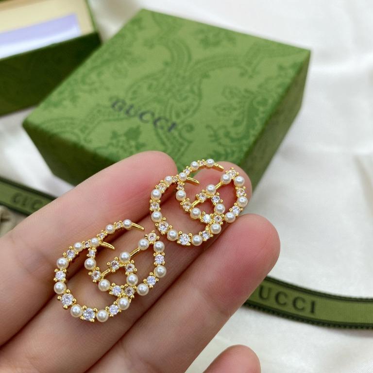 Gucci pearl earrings online