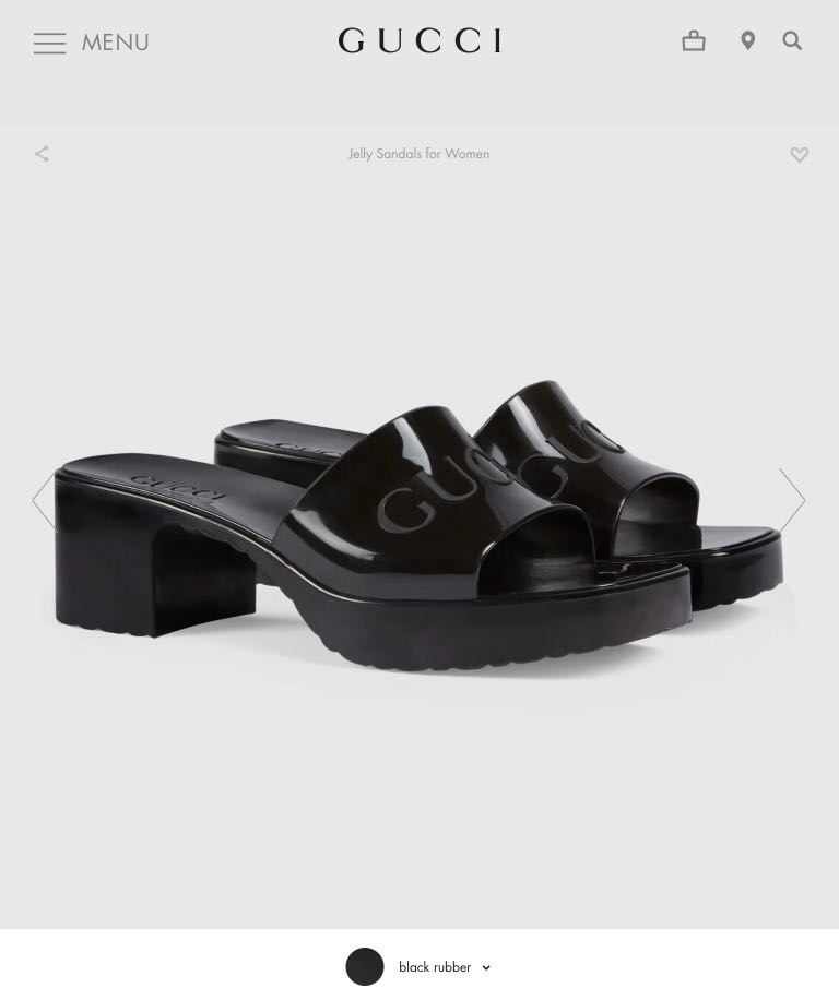 Gucci thick sole sandals clearance