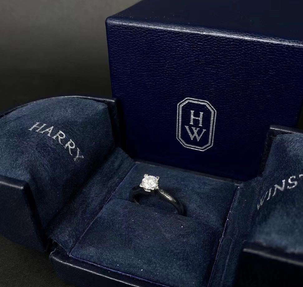 Harry Winston diamond ring, Women's Fashion, Jewelry & Organisers 