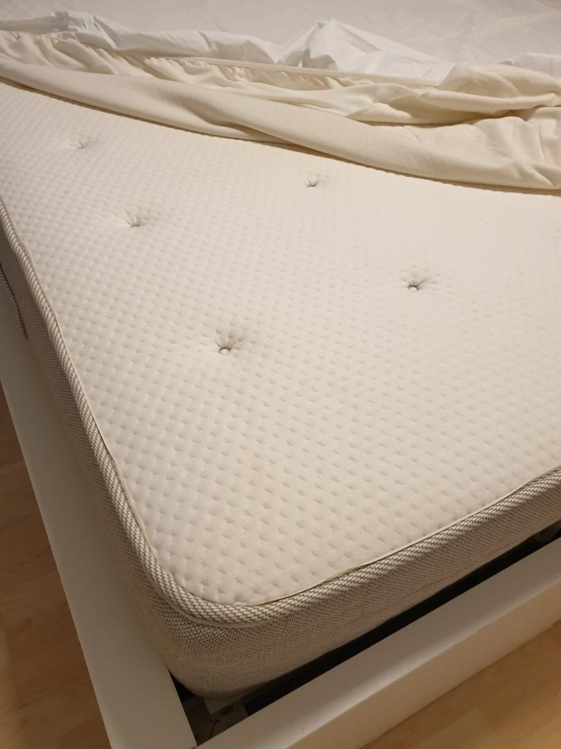 IKEA Kingsize Malm Ottoman Bed & Hesseng mattress, Furniture & Home