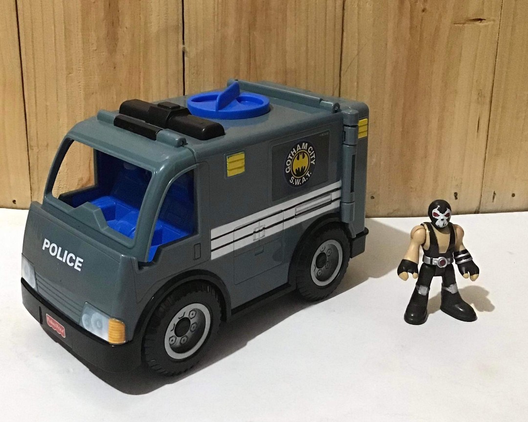 Imaginext bane deals and police van